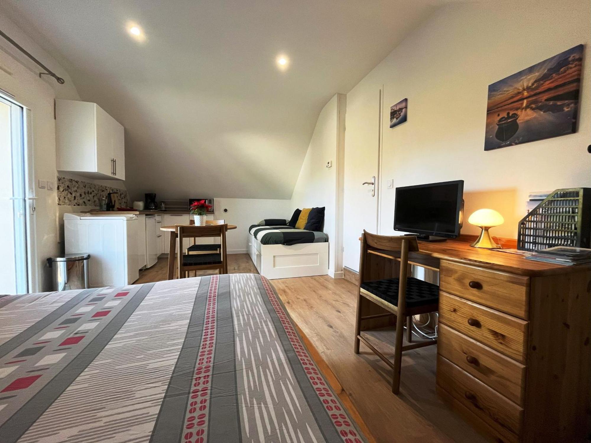 Lomener - La Goelette - 1 Appartement Avec 2 Chambres Et 2 Studios A 450M De La Plage Ploemeur Eksteriør bilde
